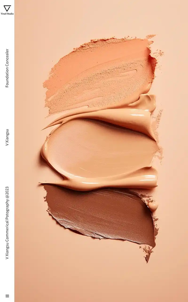 ai粉底液/遮瑕膏特写素材～.prompt: mixing  - 抖音