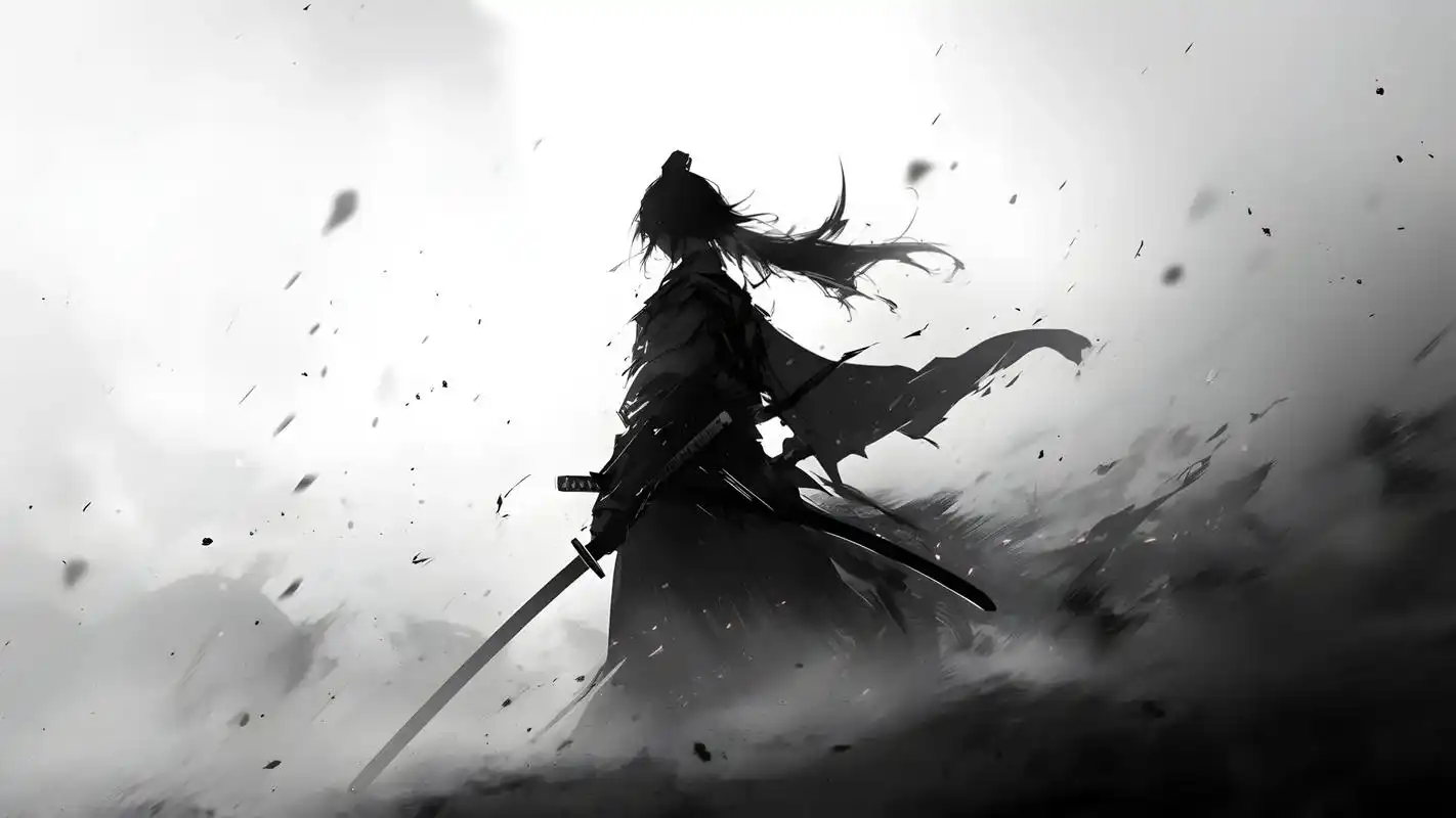 旧言-水墨2 2. 剑客 3. samurai rain 4