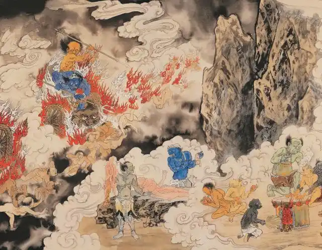 地狱之门第四殿因果不虚贪吃海鲜的苦果