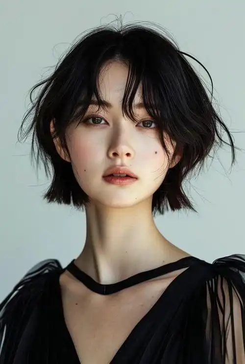 看韩女短发潮流