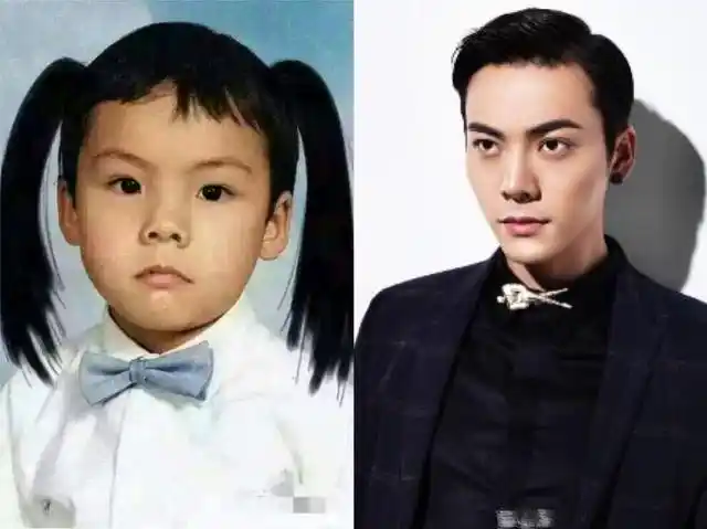 朋友的照片,与王祖蓝相似度99%,说不是王祖蓝小时候的模样谁都不信了