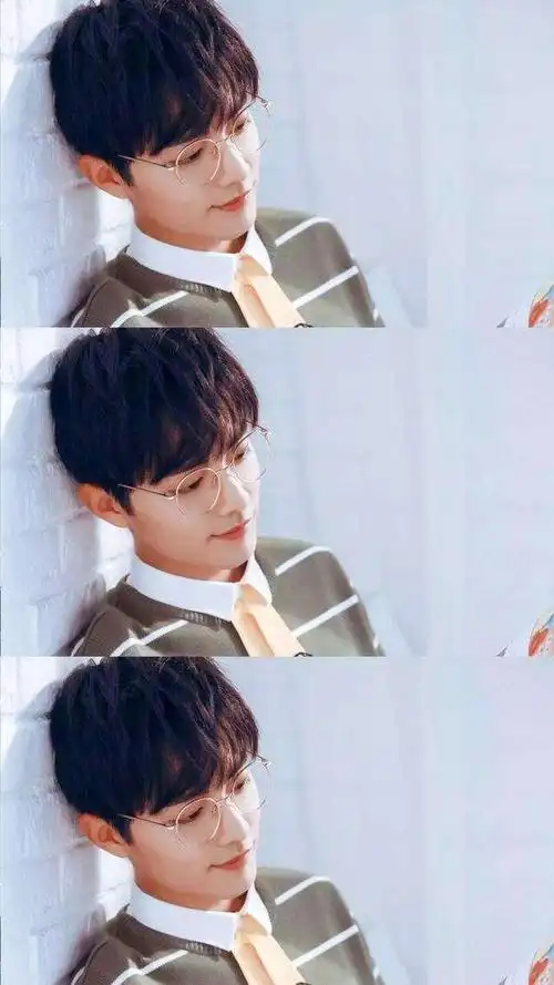 第六期「超特别的三格壁纸」肖战,因为有你,未来可期,人间值得