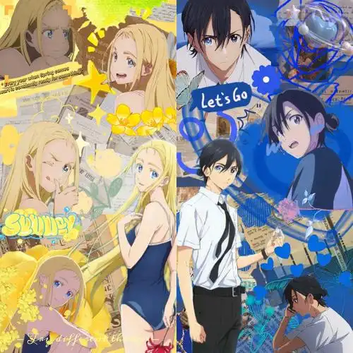 夏日重现拼贴壁纸