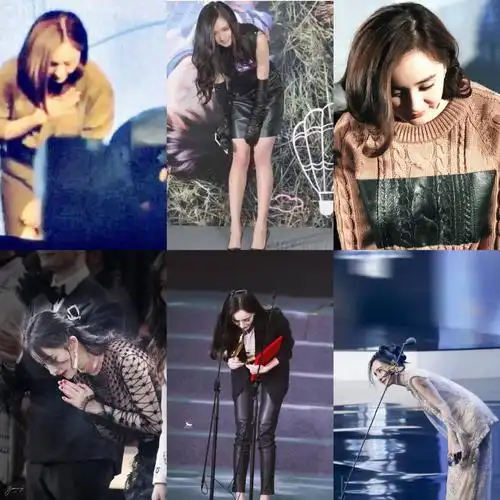 杨幂鞠躬又抱抱 骨子里的教养 喜欢你没商量!