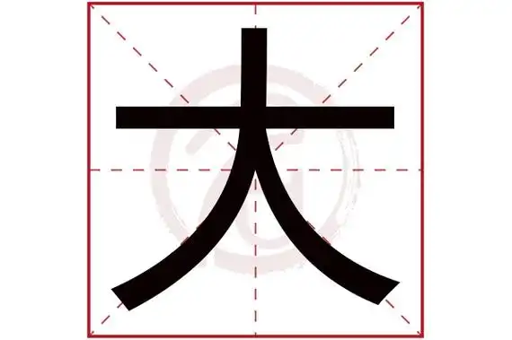 大字的拼音:da大的繁体字:大(若无繁体,则显示本字)大字的笔画数:3大