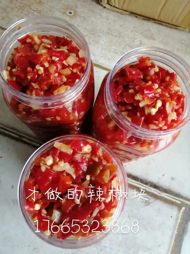 房县特色酸辣椒块.#分享家乡特产  手工剁椒上新啦! 正材实 - 抖音