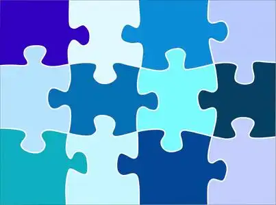 拼图形状背景图片