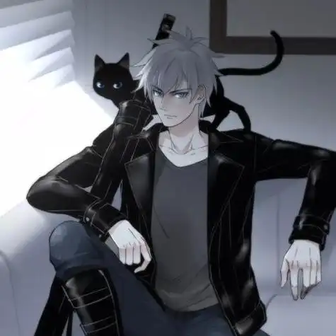 男生头像自截侵删高冷黑白呆萌色彩帅气傲娇颜表情动漫头像