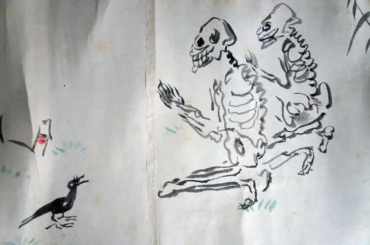 *珍品 絵巻物 春画「乾坤」肉笔/ 约1200cm*