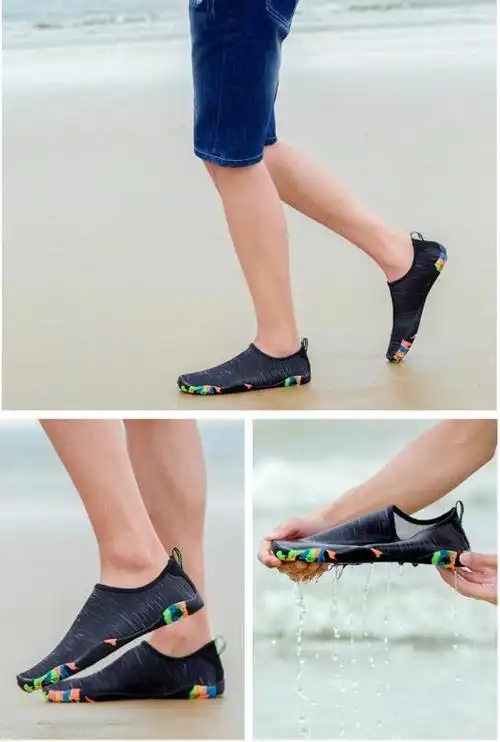 男士女士水鞋赤脚沙滩泳池鞋快干水瑜伽袜子冲浪游泳水上运动