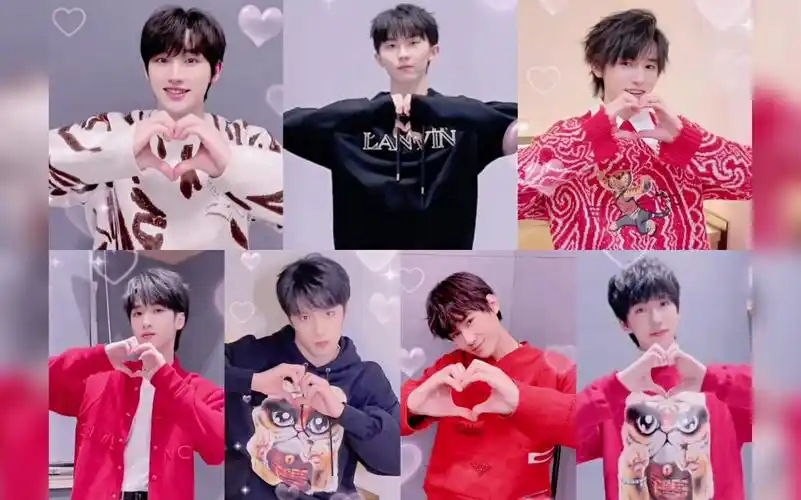 [tnt]时代少年团|220217快手更新:《渐暖》手势舞