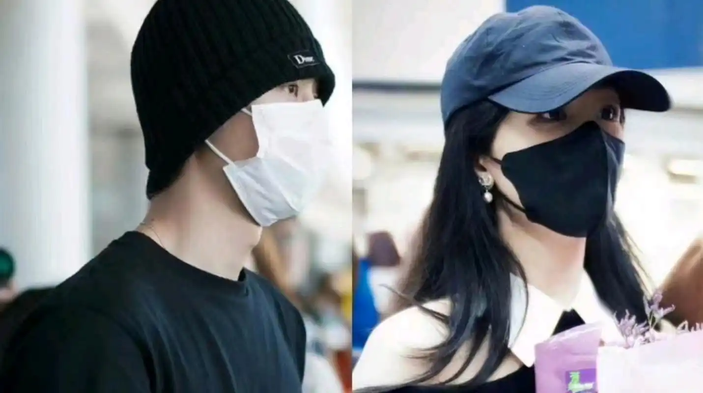 王一博,杨紫一前一后到达巴黎,两个人的穿搭莫名好搭啊,你期待二人的