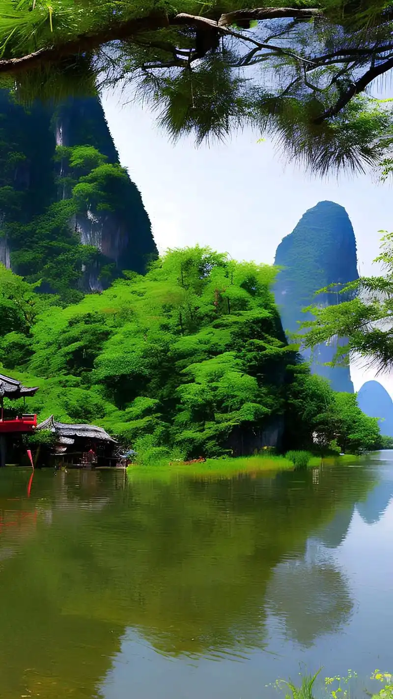 山清水秀,请您欣赏.#大山深处自然美山清水秀好风光 #治愈系 - 抖音