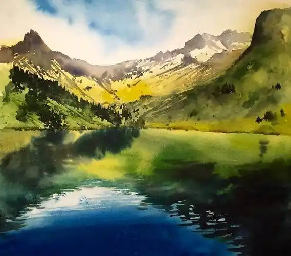 法格纳水彩 国外水彩大师风景作品