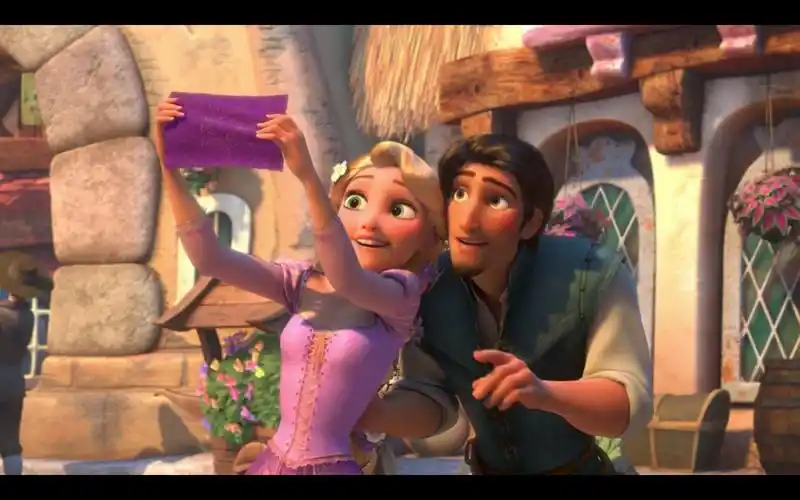 《魔发奇缘》真的太喜欢跳舞这一段了～美丽的rapunzel