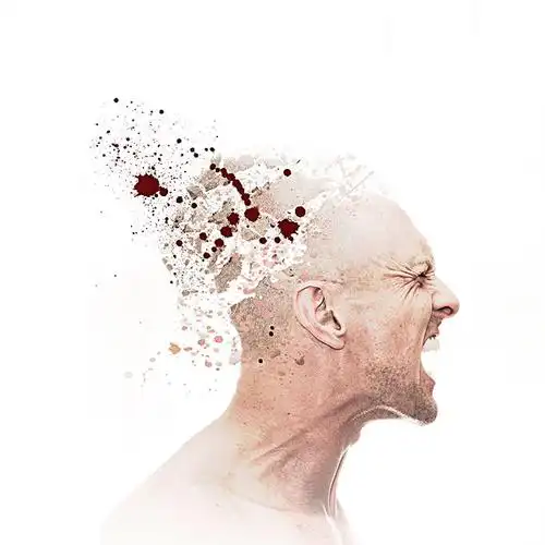 白人,男人,爆炸,头部