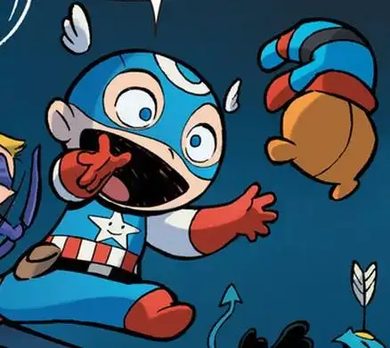 展开全部 《复仇者宝宝大战x战警宝宝》里的美国队长