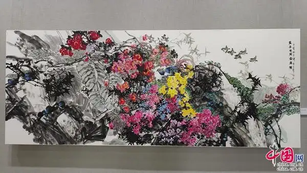 云岭春色美喜迎党的二十大五人中国画画展曲靖开展