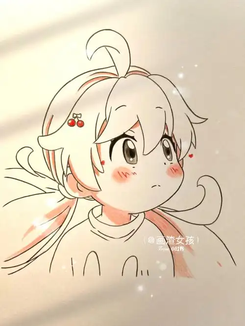 教你画可爱的小姐姐