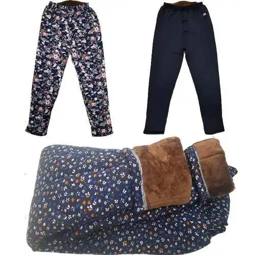 东北秋冬中老年女装加厚驼绒 棉裤 秋裤打底 加肥加大 地摊跑江湖