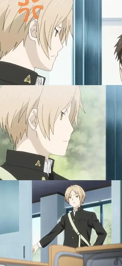 夏目友人帐卡通三格拼接手机壁纸