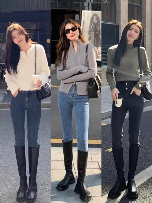 最近收到很多粉丝私信,绝大多数都在讨论"冬天该不该穿高筒靴",其实从