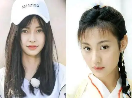 图为baby和杨雪对比