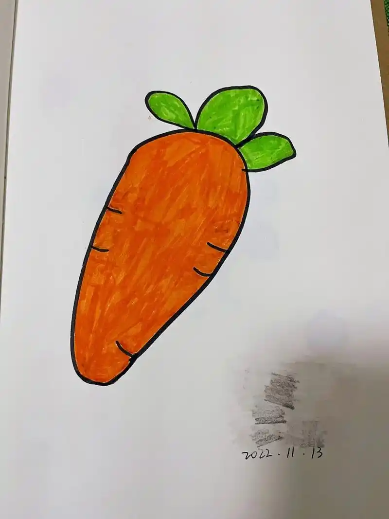 幼儿园画作.使出浑身解数#画画 #简笔画 - 抖音