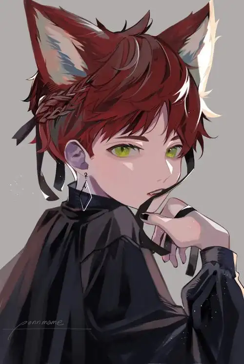 有没有白毛异瞳温柔最好还带兽耳的二次元人物? - 知乎