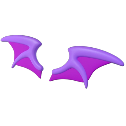 蛋仔派队小恶魔翅膀