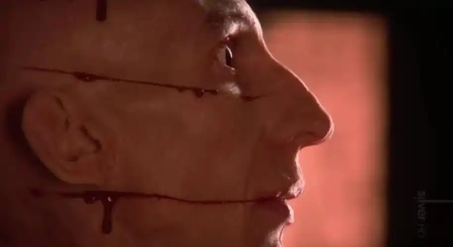 在电影一开始,朱利安·瑞钦斯(julian richings )就献上了最惊悚死法.