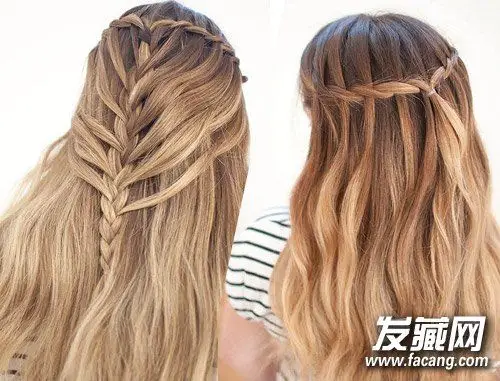 发型呢,下面跟小编一起来学2款好看的发型吧,法式瀑布编发&美人鱼编发