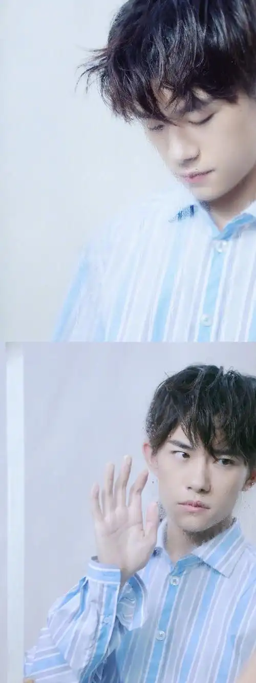 易烊千玺超话2018 / 0712 / 180712《时装lofficiel》八月刊揉揉眉心