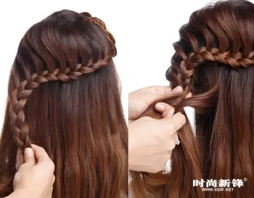 女生自己动手做简单改变 编发 盘发 扎法教程 编发教程 新娘编发 丸子