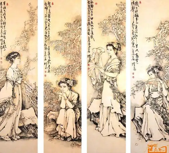 人物名家 姜耀南 - 春夏秋冬