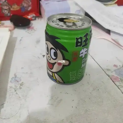 绿色的旺仔牛奶