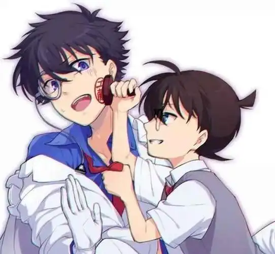 名侦探柯南:怪盗基德和柯南二人谁是"受"?这5张图告诉你真相