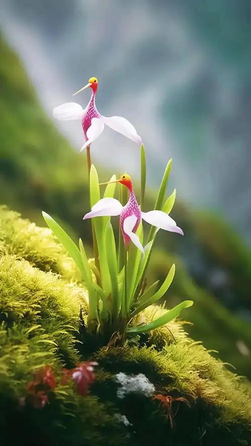 一组神奇的花草