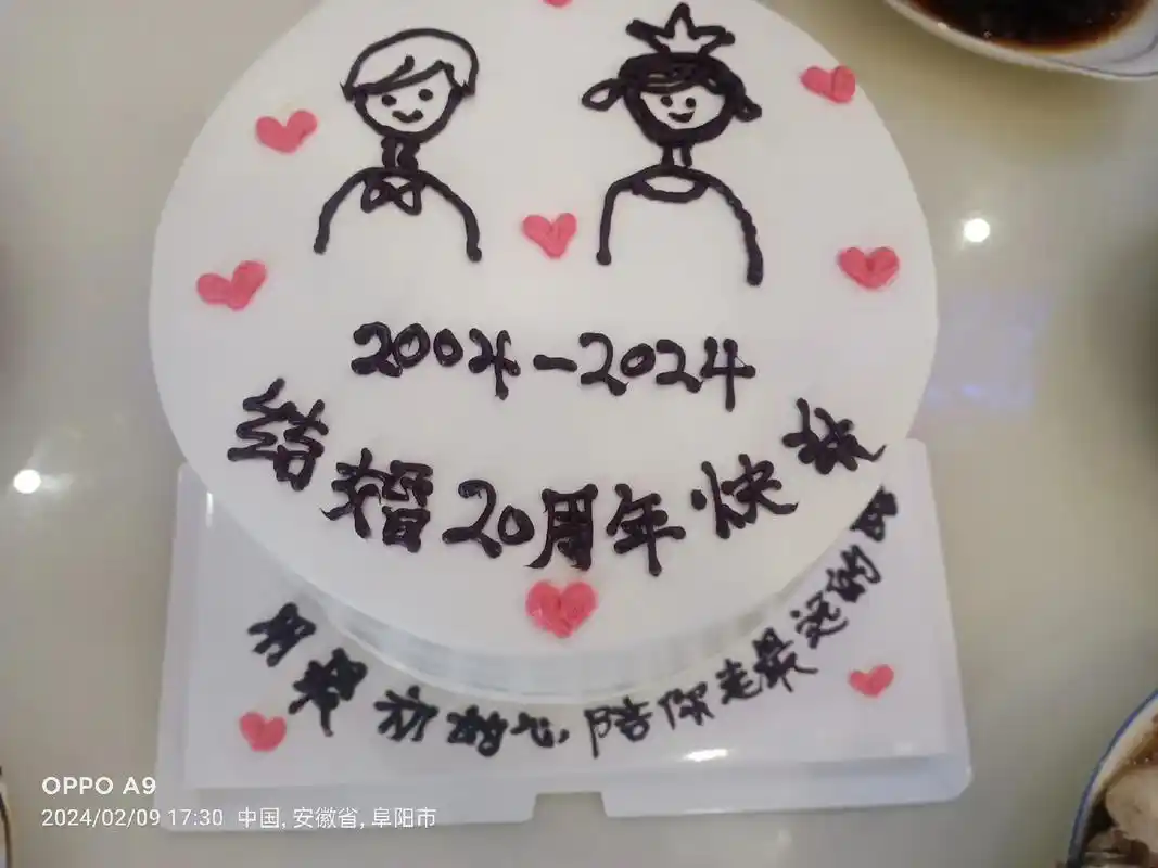 结婚20周年 瓷婚纪念日  从2004到2024相濡以沫20 - 抖音