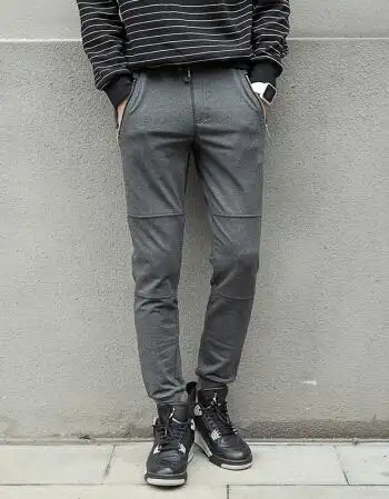 灰色裤子显大图片 第1页