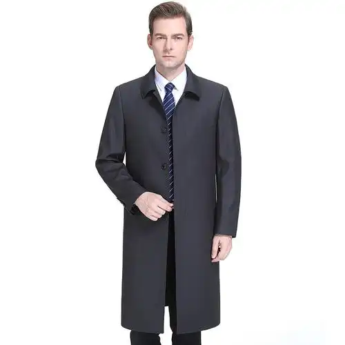 时尚风衣男图片