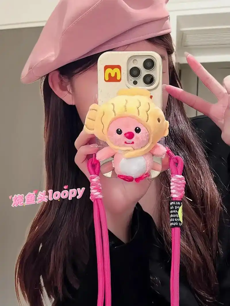 wo~这个鲷鱼烧头套的loopy好爱啊!