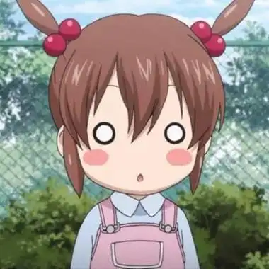 呆萌可爱卡通少女头像图片