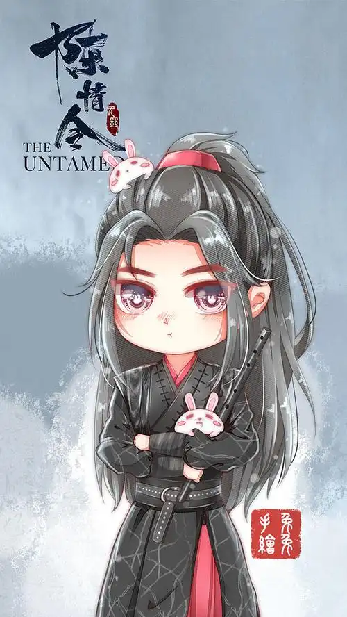 魔道祖师-陈情令-肖战q版漫画