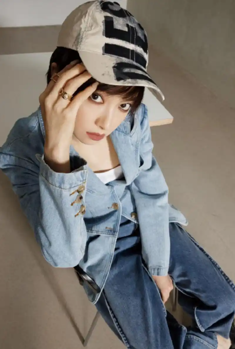 宋茜烟熏妆短发,酷girl一枚,又一个老公姐!