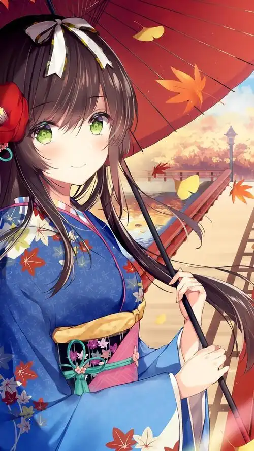 二次元可爱动漫美少女手机壁纸