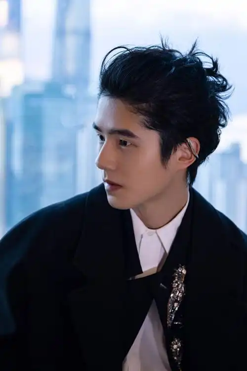 刘昊然背头杀造型