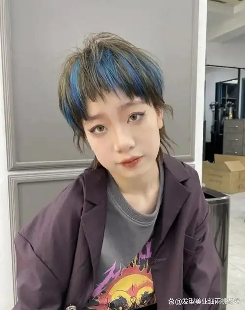 锯齿头超短发,时尚又个性