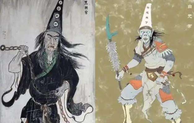 "黑白无常"是什么?众所周知,就是阎王殿里面的小鬼.