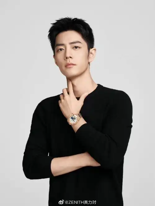 肖战又贵了##肖战花灰色西装写真